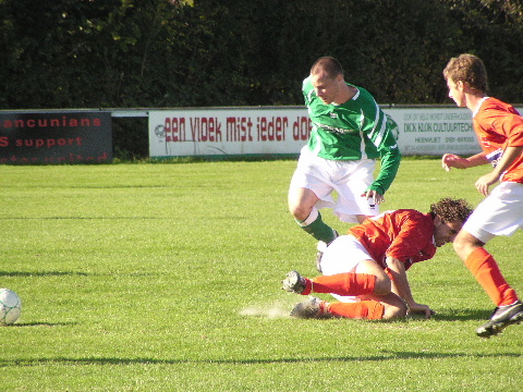 Hilbert van Akkeren met een sliding