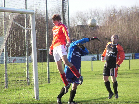 David van Houte was de man van de wedstrijd de eerste helft