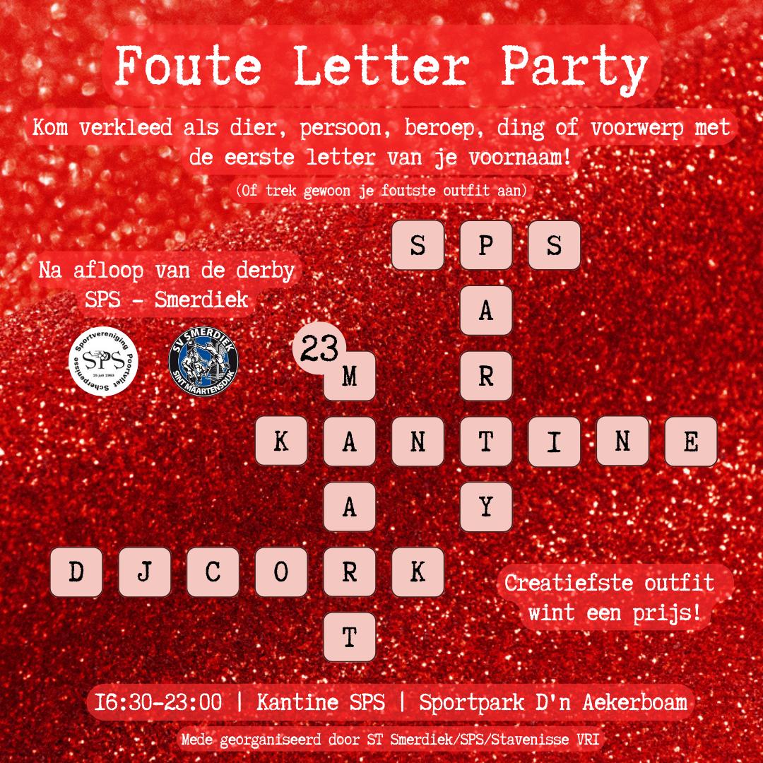 23 maart foute letter party SPS
